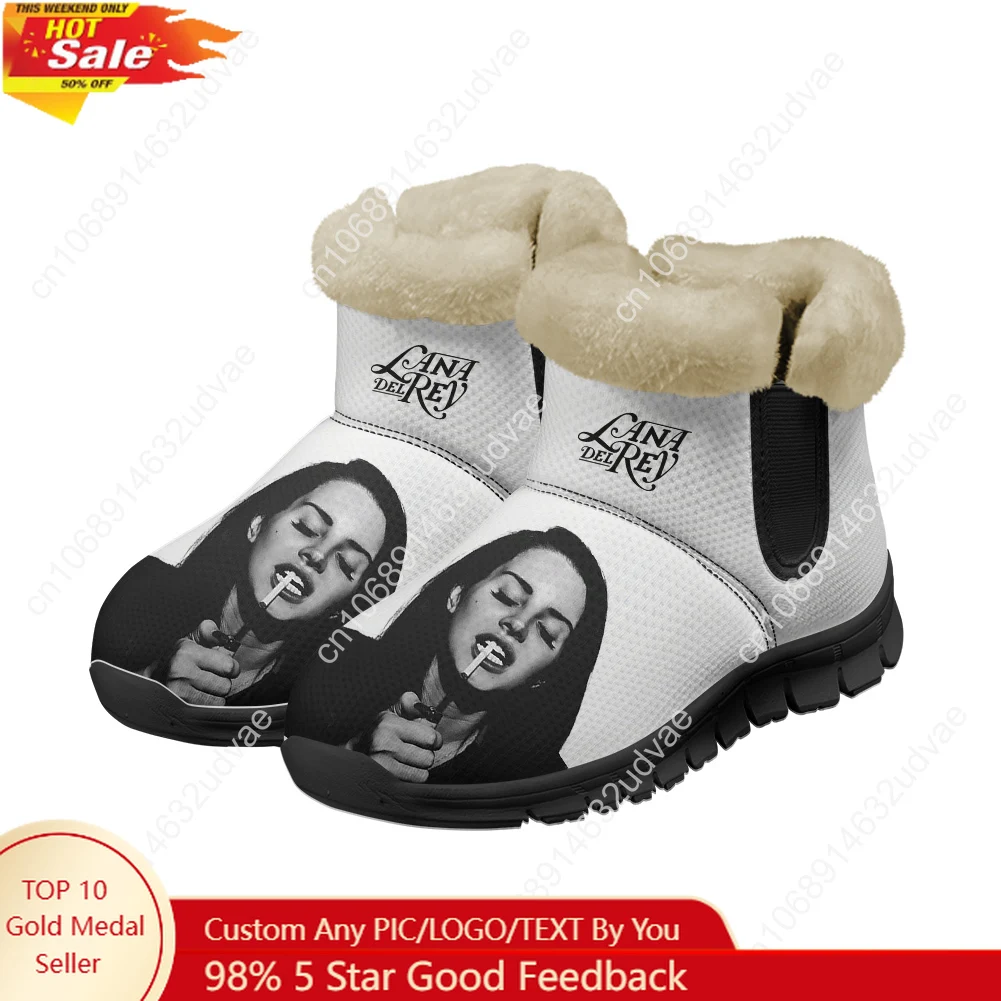 Men'S Shoes No Laces - Scarpe Peluche Lana Del Rey, Stivali