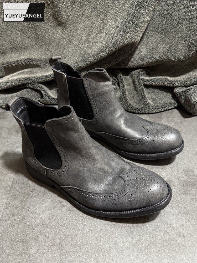 Men'S Shoes Brogues - Scarpe da uomo eleganti in pelle
