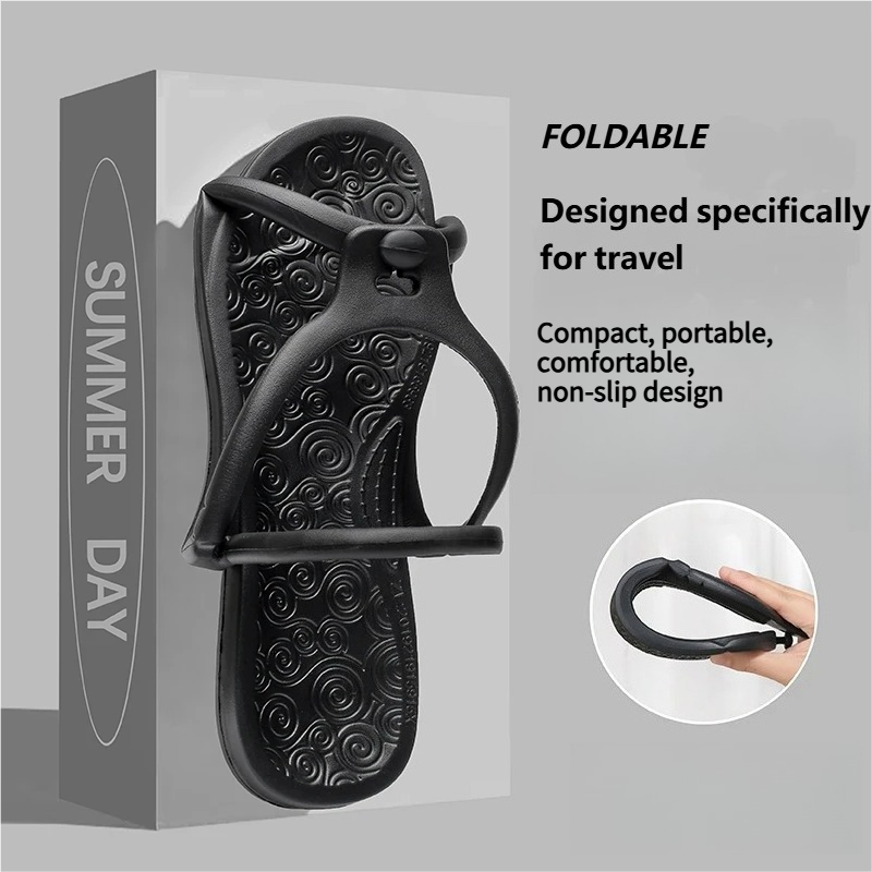 Men'S Shoes Slip On - Ciabatte da Viaggio Pieghevoli Migliorate Unisex