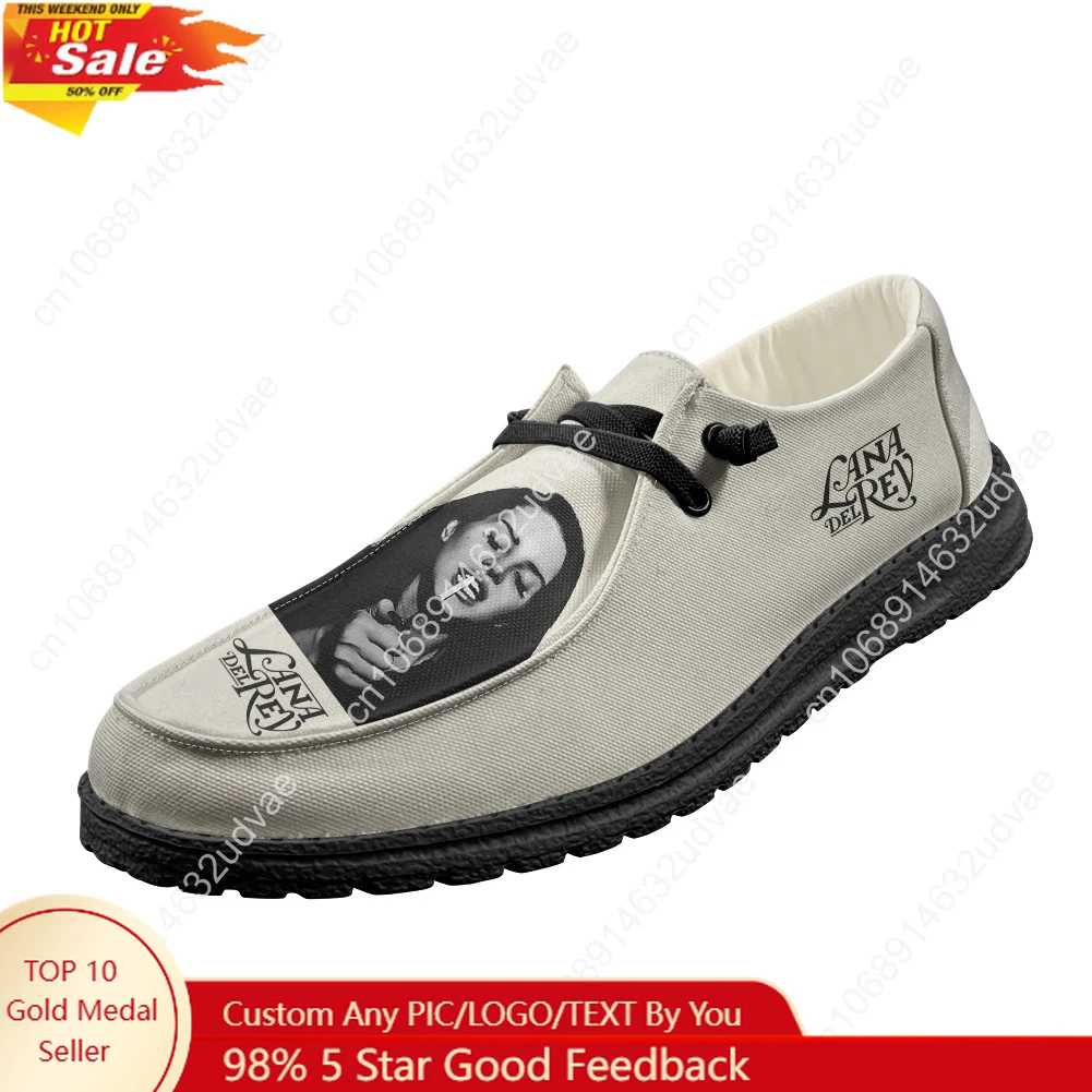 Men'S Shoes No Laces - Mocassini Lana Del Rey Singer per