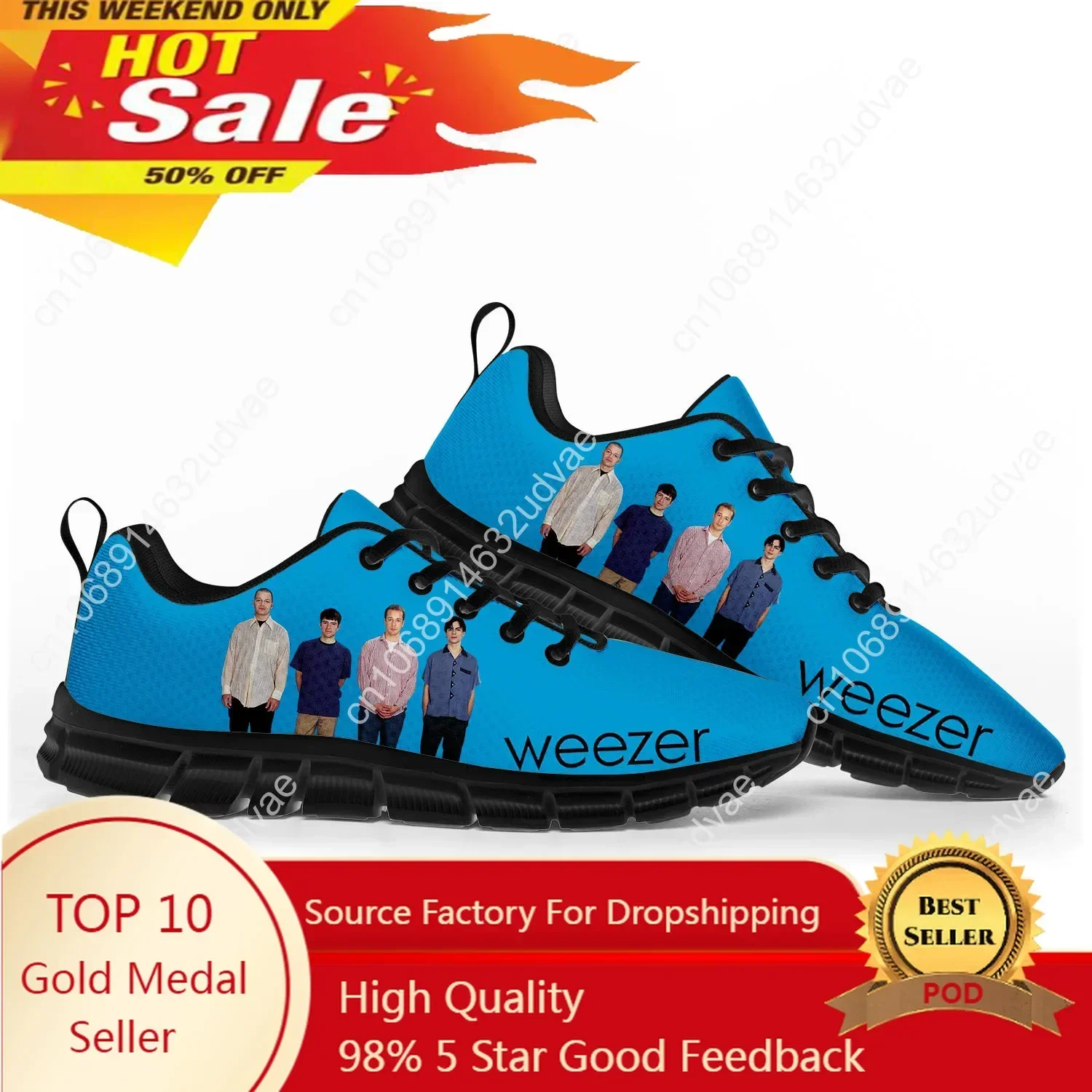 Men'S Shoes No Laces - Scarpe Sportive Weezer Sneakers da Uomo