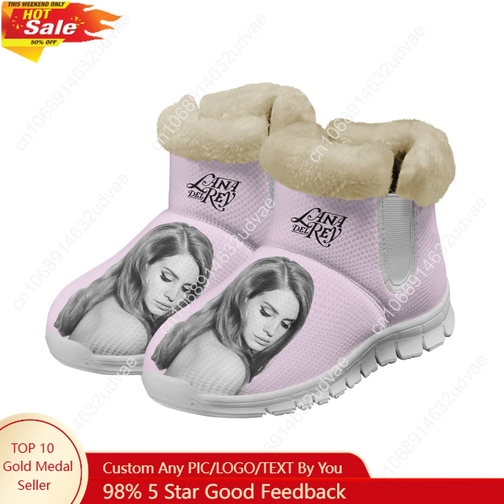 Men'S Shoes No Laces - Scarpe Peluche Lana Del Rey, Stivali