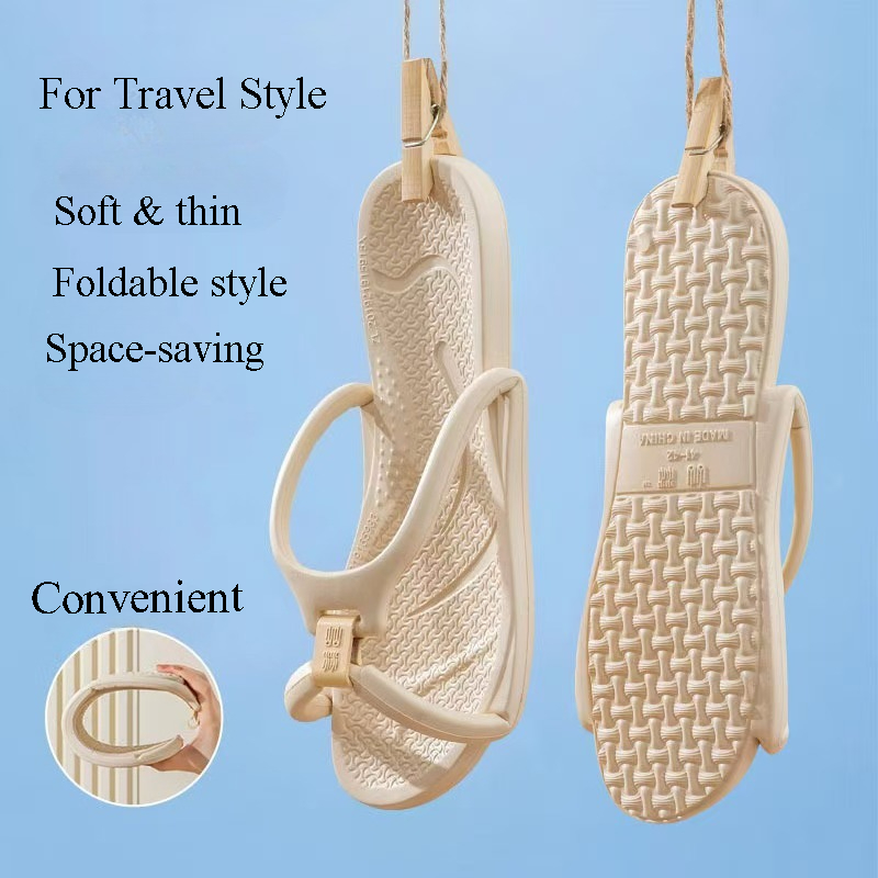 Men'S Shoes Slip On - Ciabatte da Viaggio Pieghevoli Unisex in