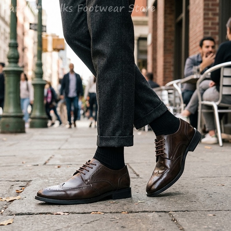 Scarpe Derby Brogue da uomo, e - Men'S Shoes Brogues recensione e prezzo