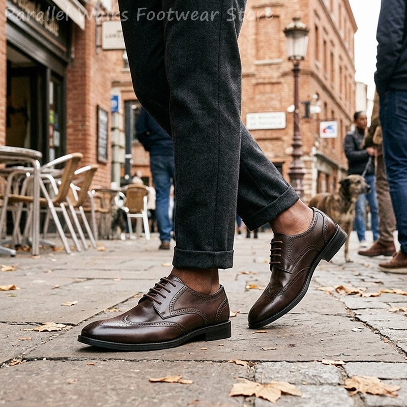Scarpe Derby Brogue da uomo, e - Men'S Shoes Brogues recensione e prezzo