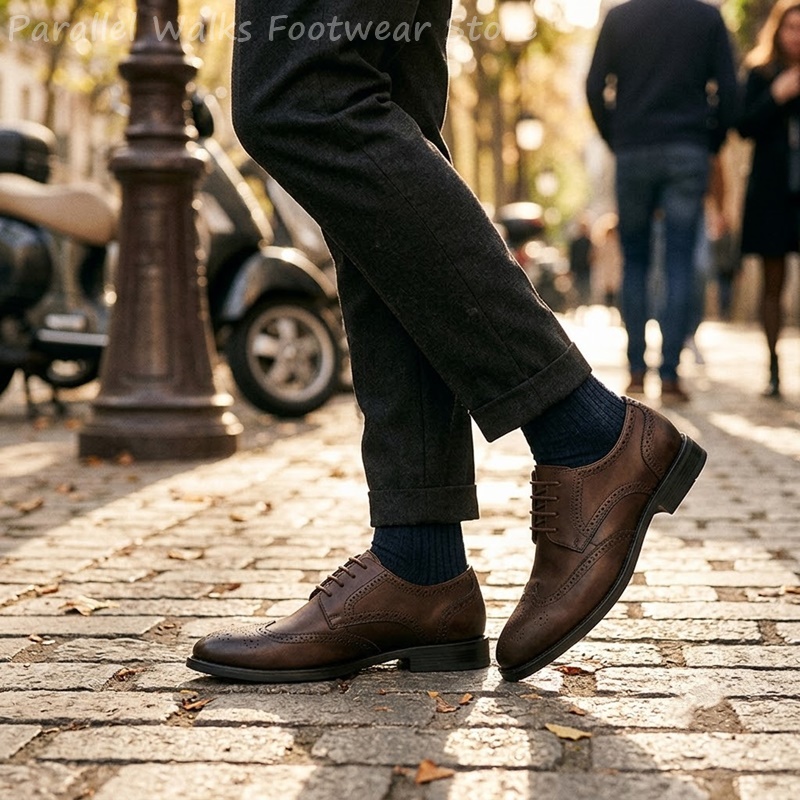 Scarpe Derby Brogue da uomo, e - Men'S Shoes Brogues recensione e prezzo