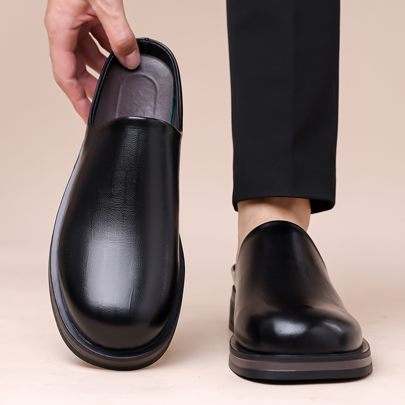 Mules da uomo slip-on, in pell - Men'S Shoes Hugo Boss recensione e prezzo
