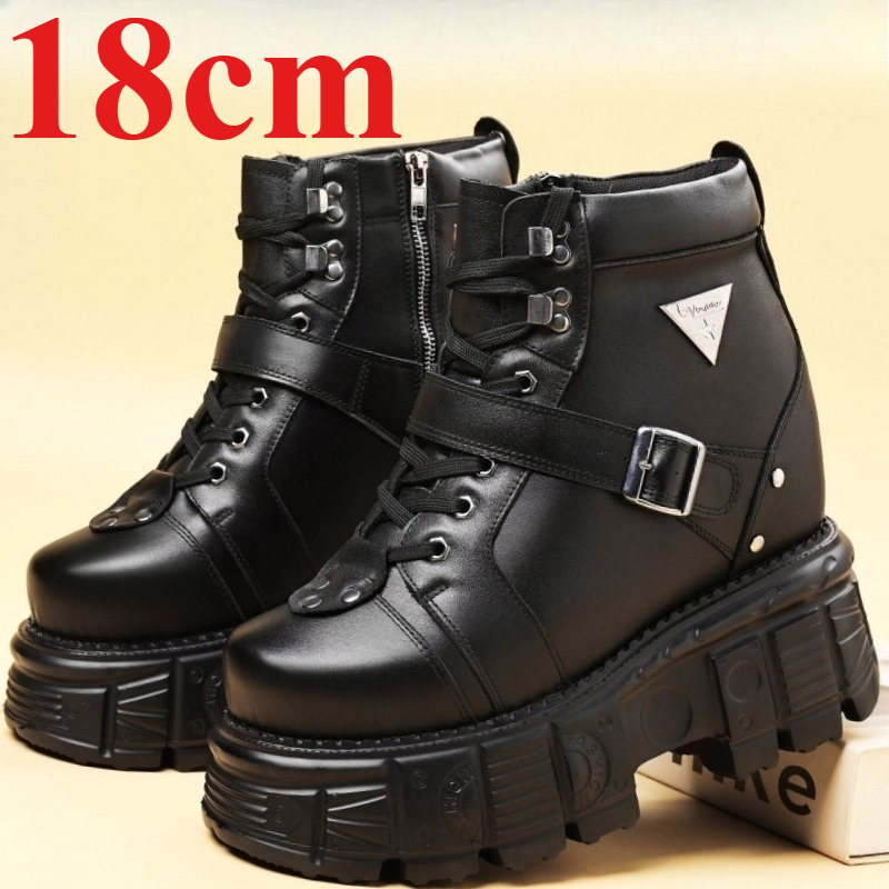 Stivali da Moto in Vera Pelle  - Men'S Shoes No Laces recensione e prezzo