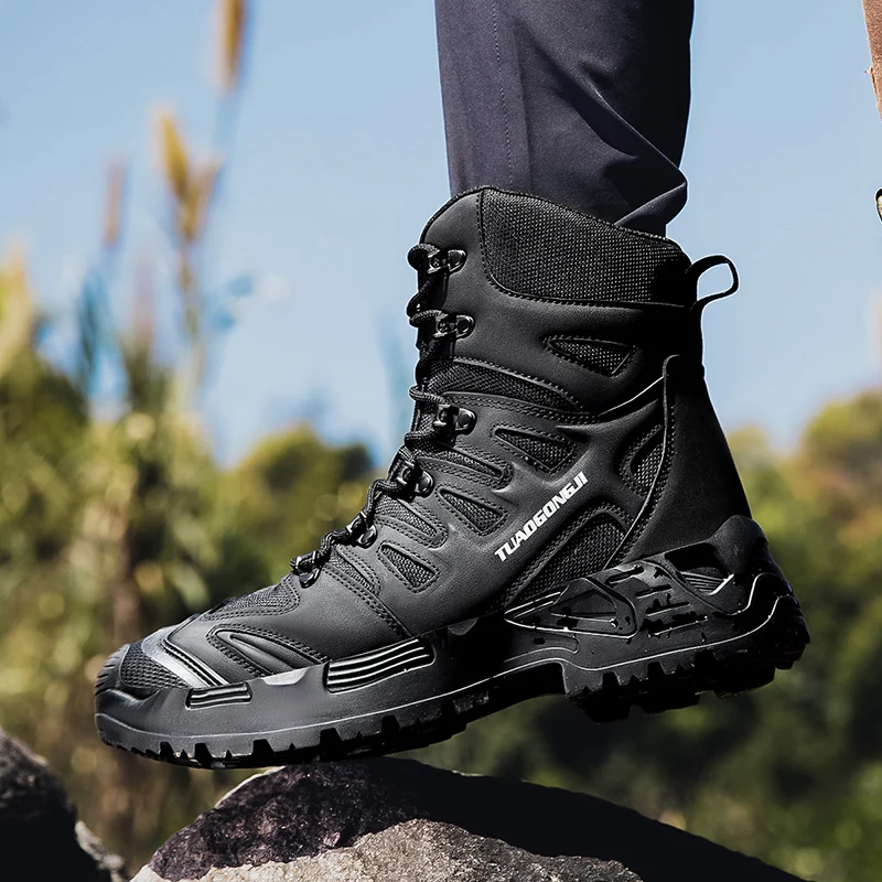 Stivali tattici da trekking al - Men'S Shoes No Laces recensione e prezzo