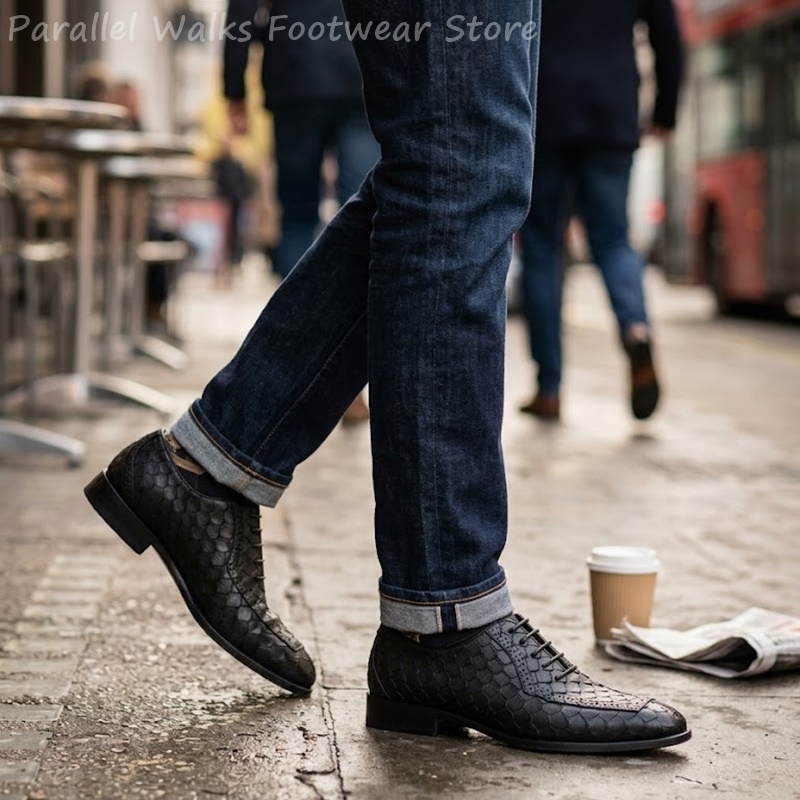 Scarpe Oxford da uomo in pelle - Men'S Shoes Brogues recensione e prezzo